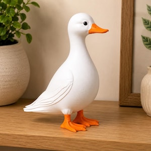 Farmhouse Duck Figurine STL 3MF File | Cottagecore Shelf Decor ( Download)