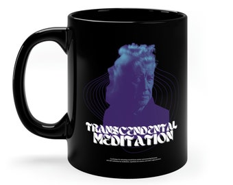 David Lynch Mug, Transcendental Meditation Mug