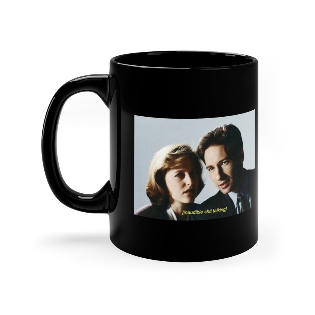 The X Files Coffee Mug the X Files Mulder and Scully Mug Etsy