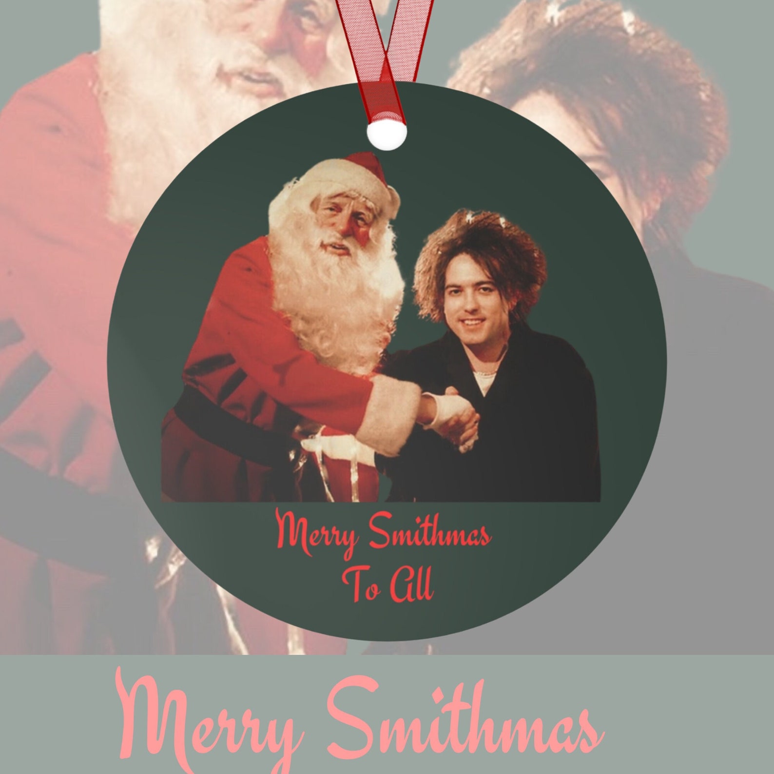 The Cure Christmas Ornament, the Cure Merch, Robert Smith, the Cure Etsy The Cure Christmas