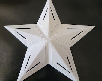 3D Gedruckter Captain America Stern für Suit Cosplay - Bildschirmgenaues Brustprop-Emblem
