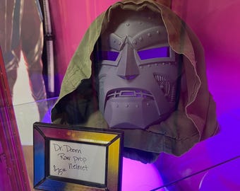 Elmetto del Dottor Destino – Maschera di Victor Von Doom stampata in 3D – Cosplay dei cattivi dell'MCU