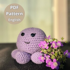 Crochet pattern pdf for octopus.Instant download. Crochet octopus pattern