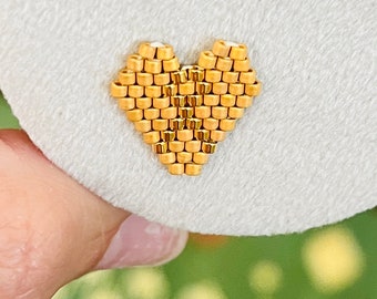 Go Gold Heart Earring