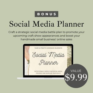 Printable Handmade Craft Show Planning Bundle, Crafting Vendor Fair ...
