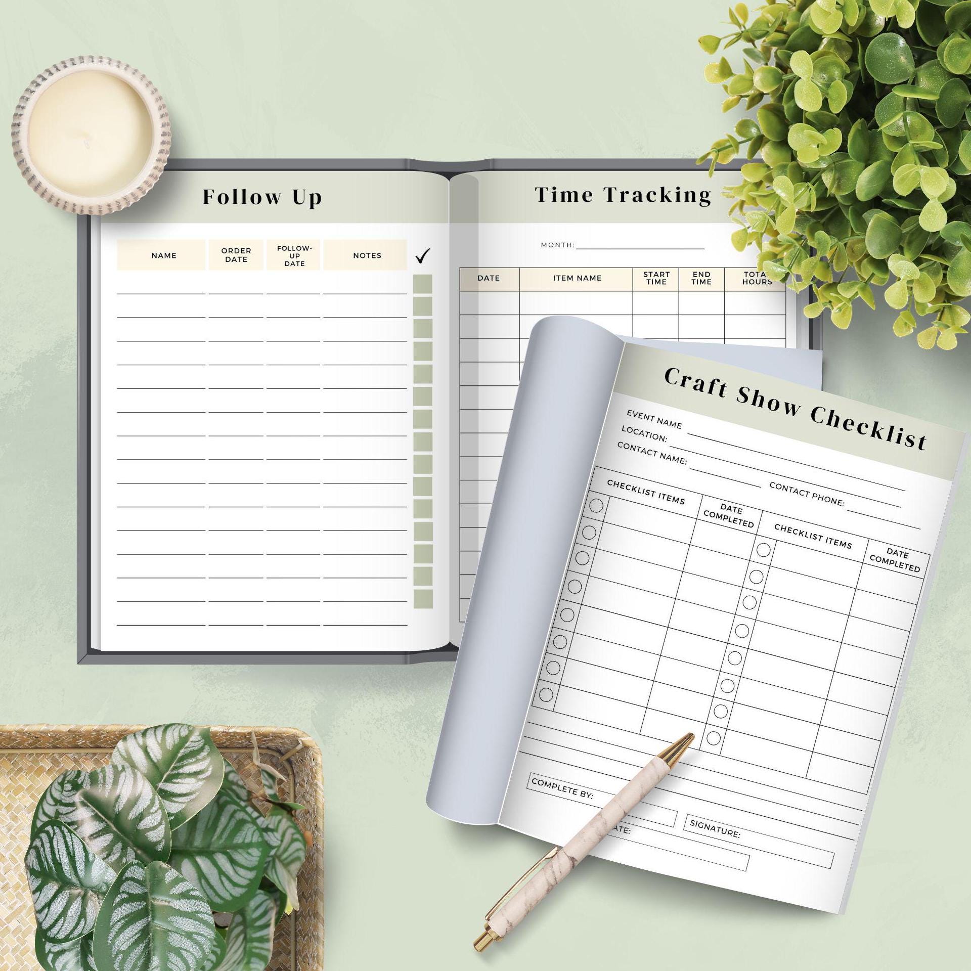 Craft Show Forms and Craft Fair Planning Printable Bundle, Craft ...