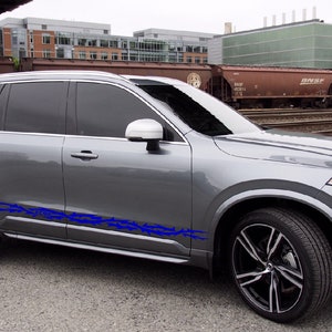 Set of Stickers Decal Stripe body kit Sport Side door sticker racing design Compatible with XC90