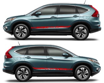 New Side Stripe Decal Graphic Sticker Kit Compatible with CR-V