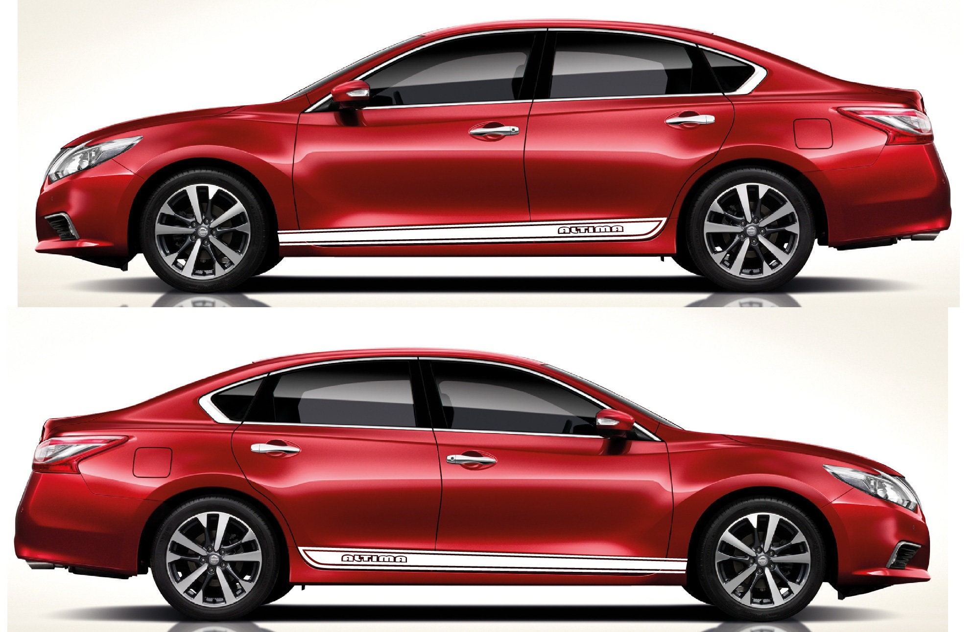 Nissan Altima Stripe Decal Kit: Custom Sport Design Stickers - Etsy
