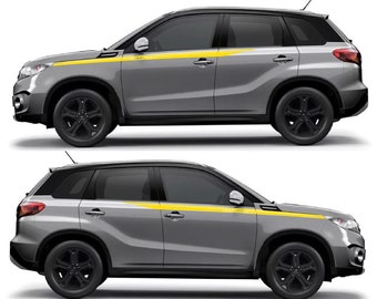 Suzuki Vitara Side Stripe Decal Kit: Sport Design Vinyl Graphics