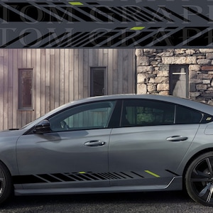Peugeot 508 SW PSE Racing Side Stripes Decal Set