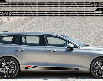 Exclusive Side Stripe Decal Graphic Sticker Kit Compatible with  V60 2019