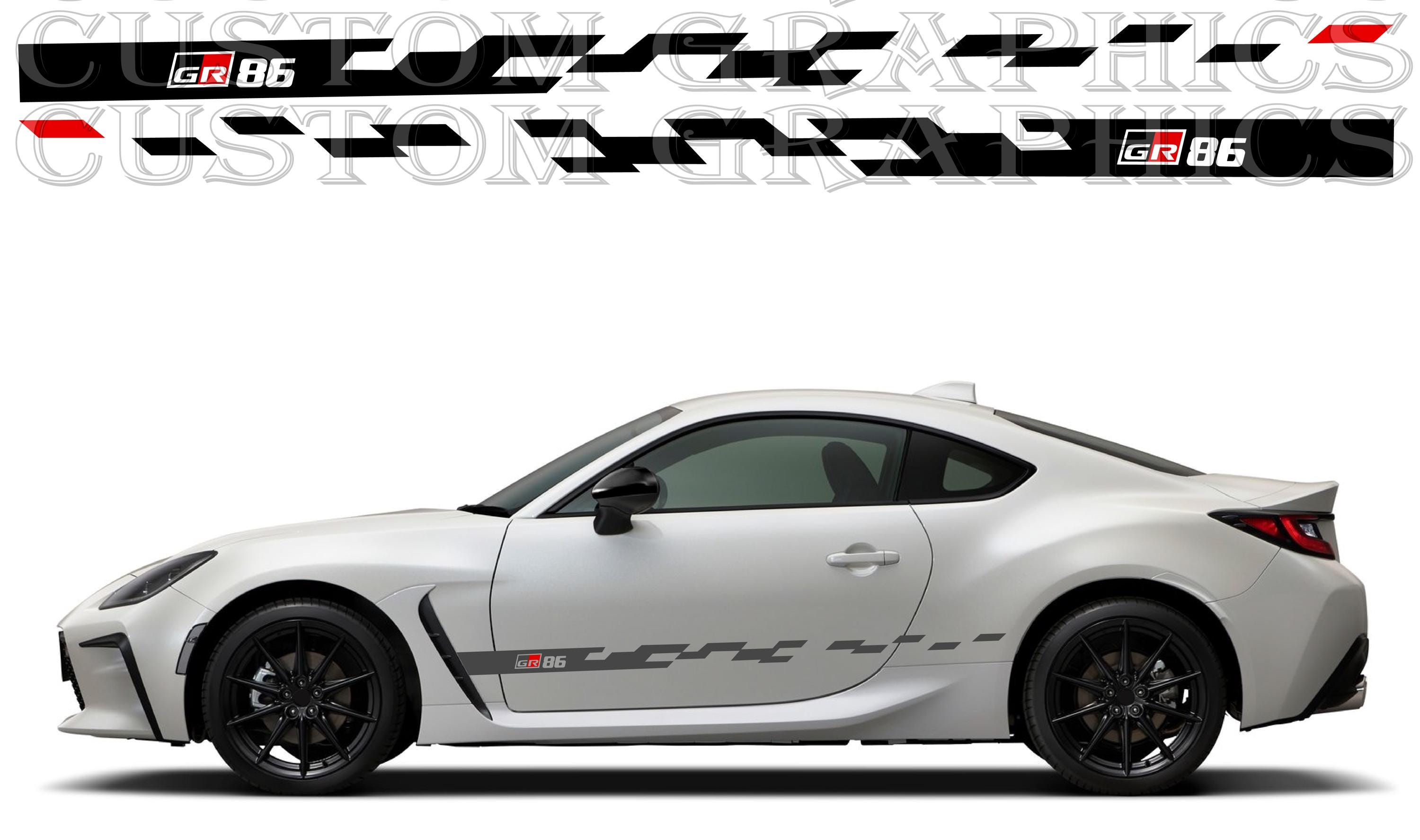 Hit the Road in Style: Vinyl Stickers for Cars Compatible with Toyota GR 86