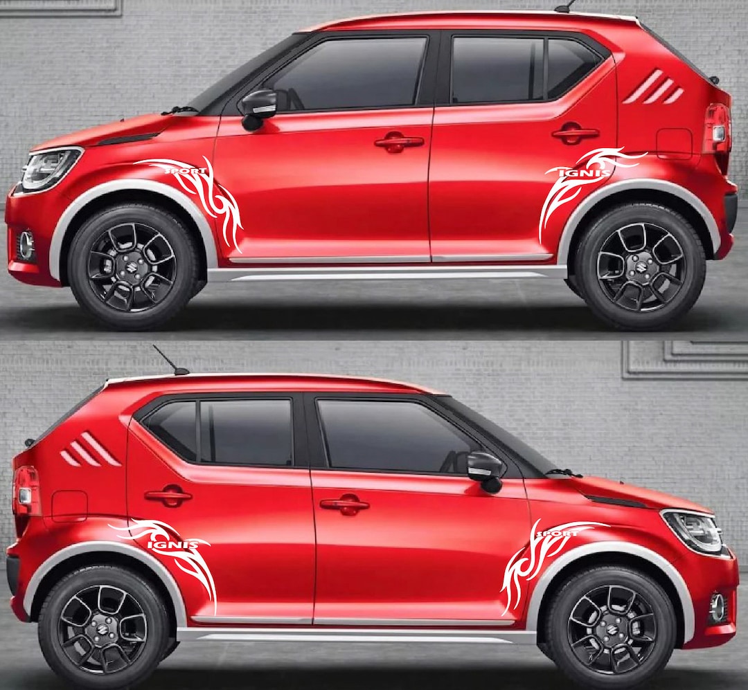Suzuki Ignis Side Stripe Decal Kit: Custom Car Graphics - Etsy