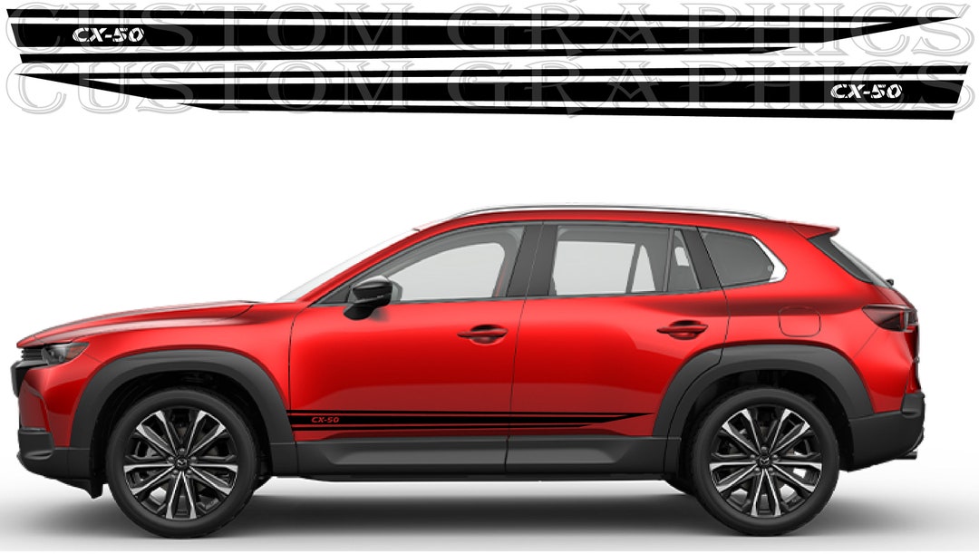 Exclusive Side Stripe Decal Graphic Sticker Kit Compatible With Mazda ...