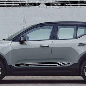 Side door vinyl decal sticker Compatible with XC40 Recharge 2023