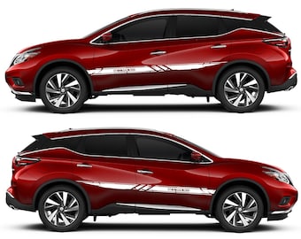 Set of Stickers Decal Stripe body kit high quality Compatible with Nissan Murano