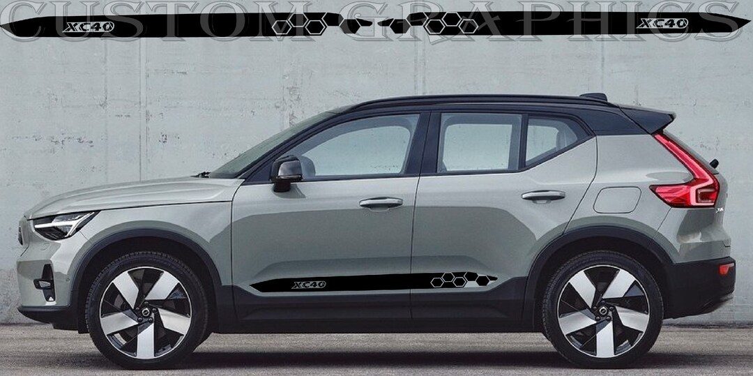 Stripe Decal Graphic Stickers Kit Compatible With XC40 Recharge 2023 - Etsy