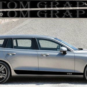 Decal Graphic Sticker Door Sport Stripe Kit Compatible with V60 2019