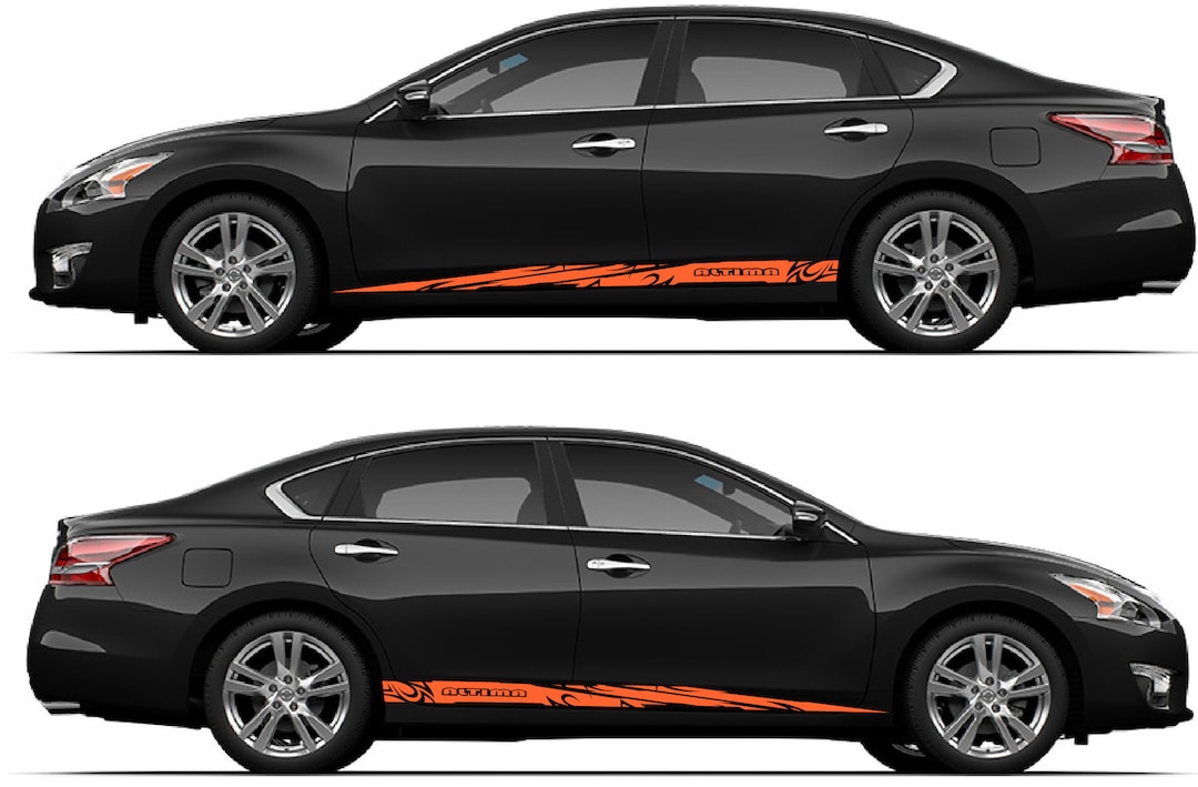 Custom Design Sport Sticker Decal Side Door Stripes Compatible With ...