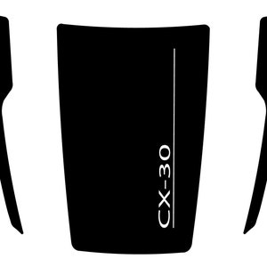 Nuovo kit di adesivi grafici per decalcomanie con strisce laterali superiori compatibile con Mazda cx-9