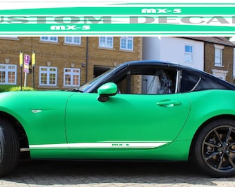 ロードスターサイドストライプデカールキットエアリリースビニール
