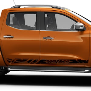 Nissan Frontier Side Stripe Decal: Sport Design Vinyl Sticker