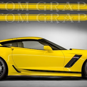 Classic Custom Auto Vinyl Graphics Compatible with Corvette