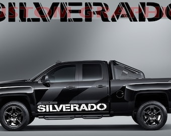 Neues Top Side Stripe Decal Graphic Sticker Kit Kompatibel mit Silverado