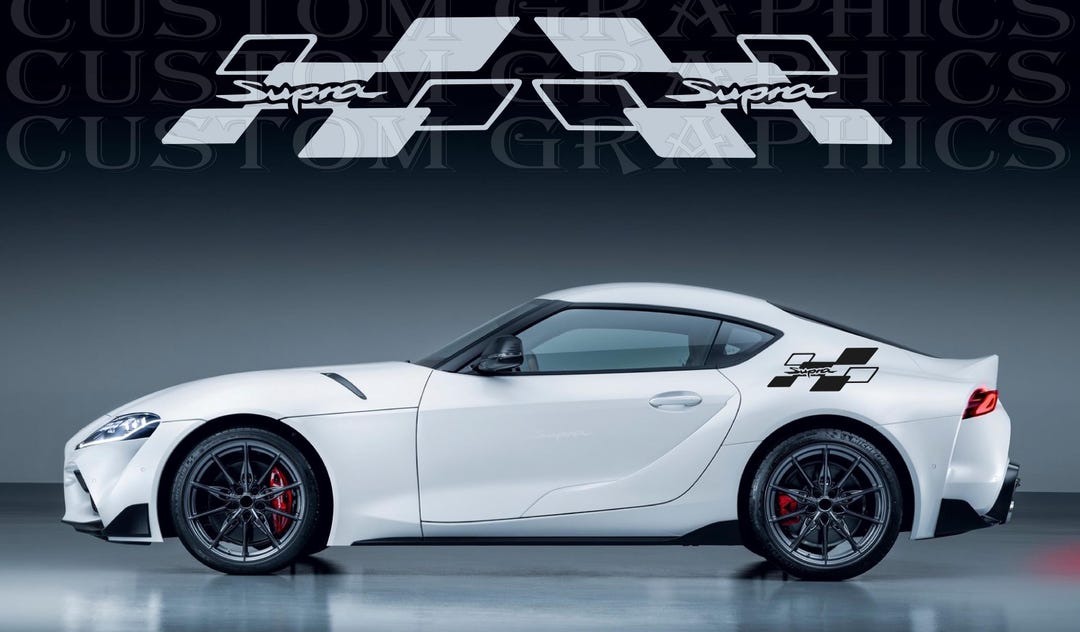 New Decal Graphic Stickers Kit Compatible With Toyota Supra GR 2024 - Etsy