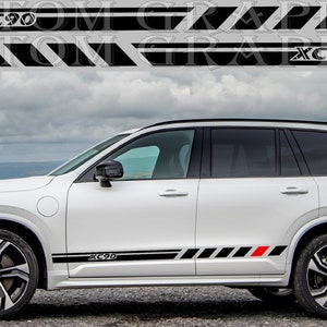 Nowy zestaw naklejek graficznych z górnym paskiem kompatybilny z XC90 2020