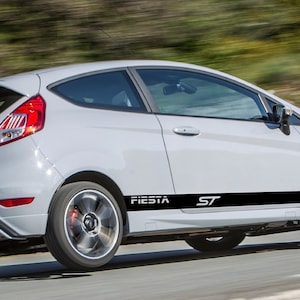 Nuovo kit di adesivi grafici per decalcomanie con strisce laterali superiori compatibile con Ford Fiesta