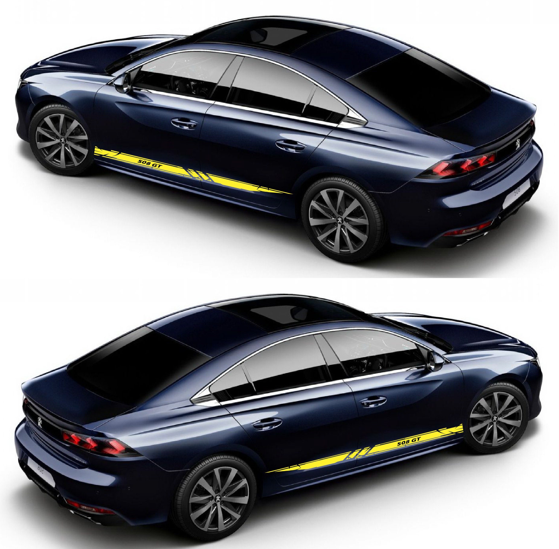 Peugeot 508 Side Stripe Decal Set: Sport Racing Design - Etsy