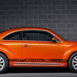 Nuovo kit di adesivi grafici per decalcomanie con strisce laterali superiori compatibile con vw beetle