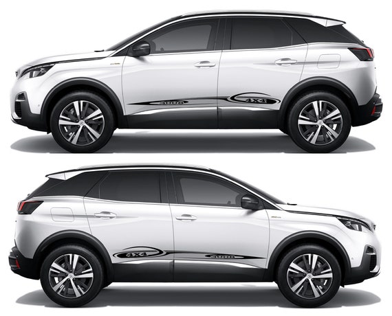 Set Di 2 Adesivi Laterali In Vinile Per Peugeot Expert Traveller – Strisce Lunghe Decalcomanie Auto, Impermeabili E Durature