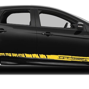 Focus Side Stripe Decal: Sport Vinyl Sticker