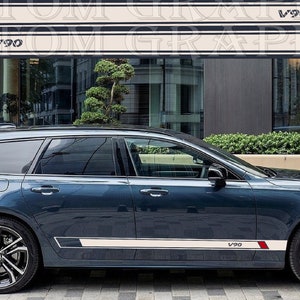 New Pair of Sport Side Stripes Decal Sticker Vinyl Compatible with V90 2020