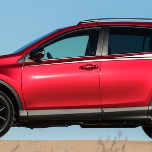 Nuovo kit di adesivi grafici per decalcomanie con strisce laterali superiori compatibile con Toyota Rav4