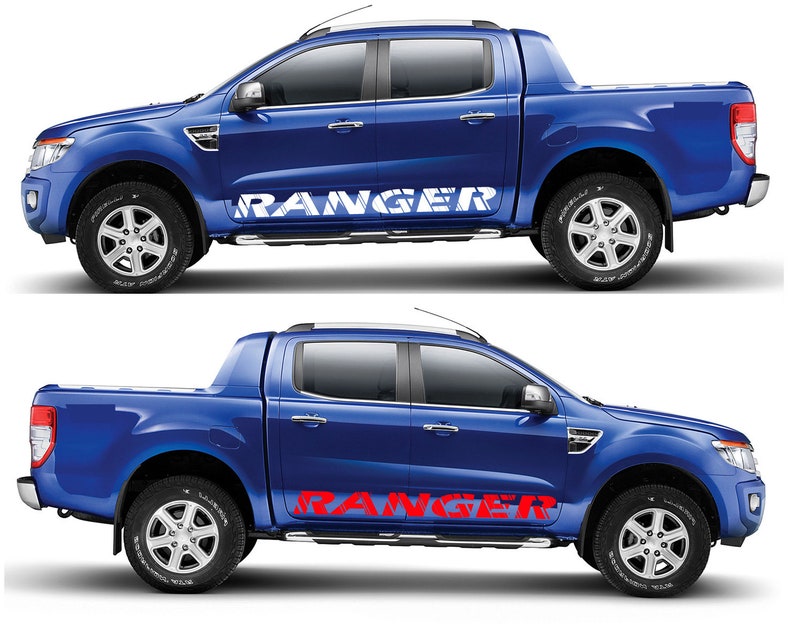 Ford Ranger Side Stripe Decal Kit: Custom Vinyl Stickers - Etsy