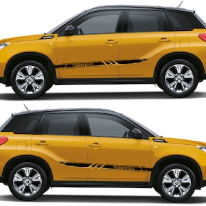 Nuovo kit di adesivi grafici per decalcomanie con strisce laterali superiori compatibile con Suzuki Vintara