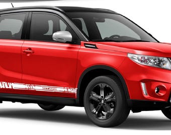 Suzuki Vitara Side Stripe Decal Graphic Kit – Sport Design Vinyl Sticker