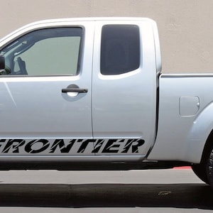 Nowy zestaw naklejek graficznych z górnym paskiem kompatybilny z Nissan Frontier