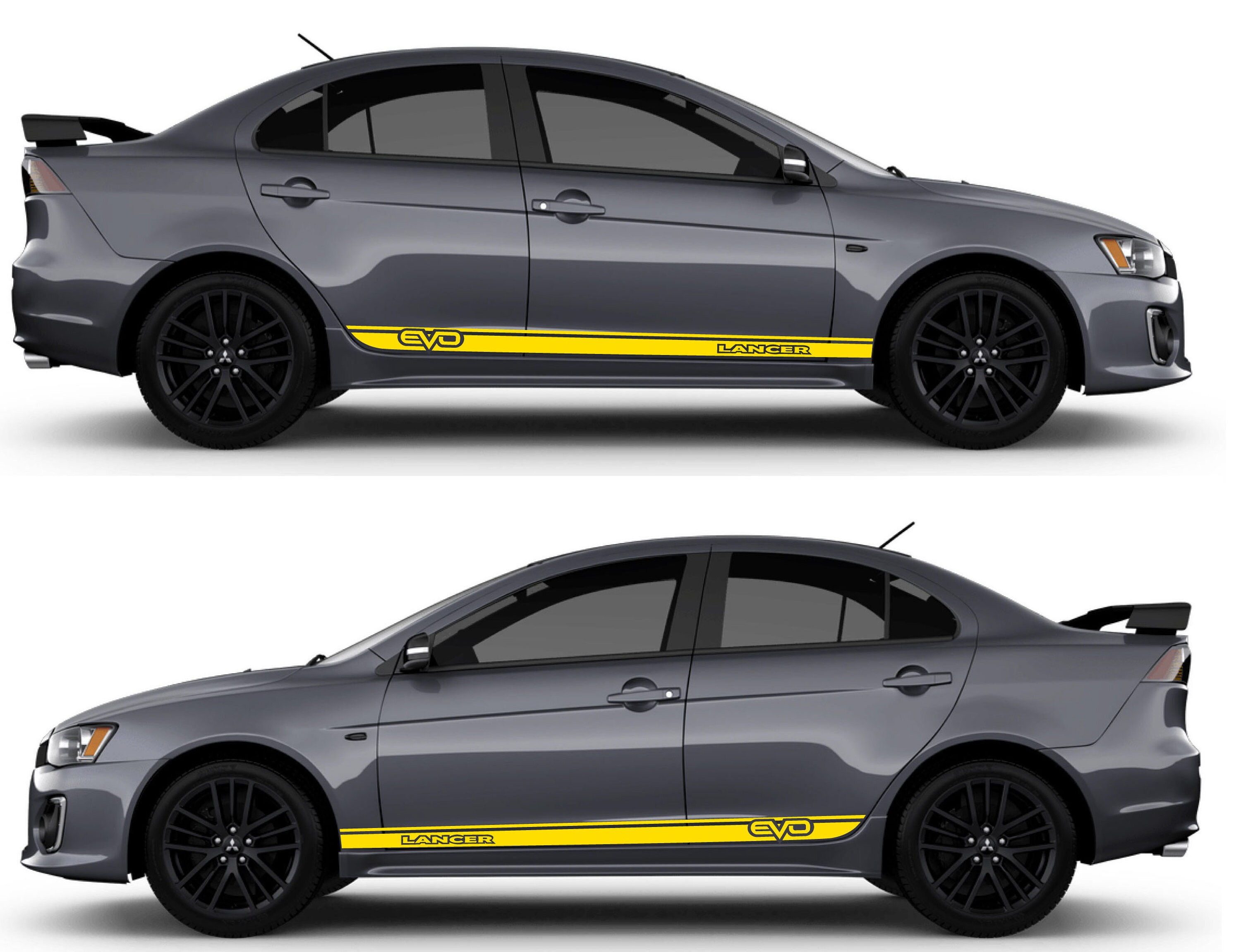 thumbnail image 2 of Mitsubishi Ralliart Sport Performance 3D Decal Sticker, Transparent Background, 1 Year Warranty 2 of 5