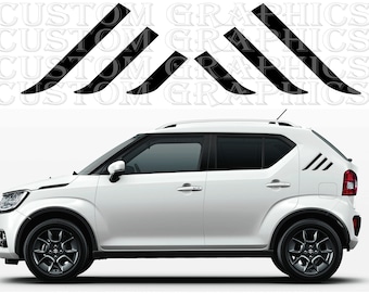 New Design body decals side stripe sticker logo graphics Compatible with Suzuki Ignis
