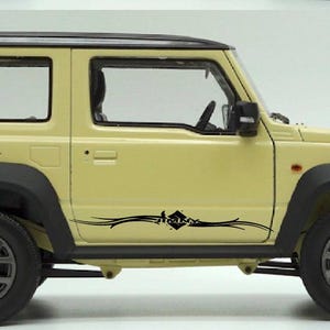 Nuovo kit di adesivi grafici per decalcomanie con strisce laterali superiori compatibile con Suzuki Jimny