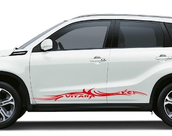 Tribal Sport Decal: Suzuki Vitara Side Door Stripes