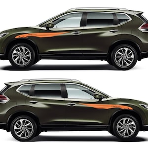 Neues Top Side Stripe Decal Graphic Sticker Kit Kompatibel mit Nissan X-trail
