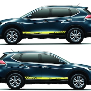 Neues Top Side Stripe Decal Graphic Sticker Kit Kompatibel mit Nissan X-trail