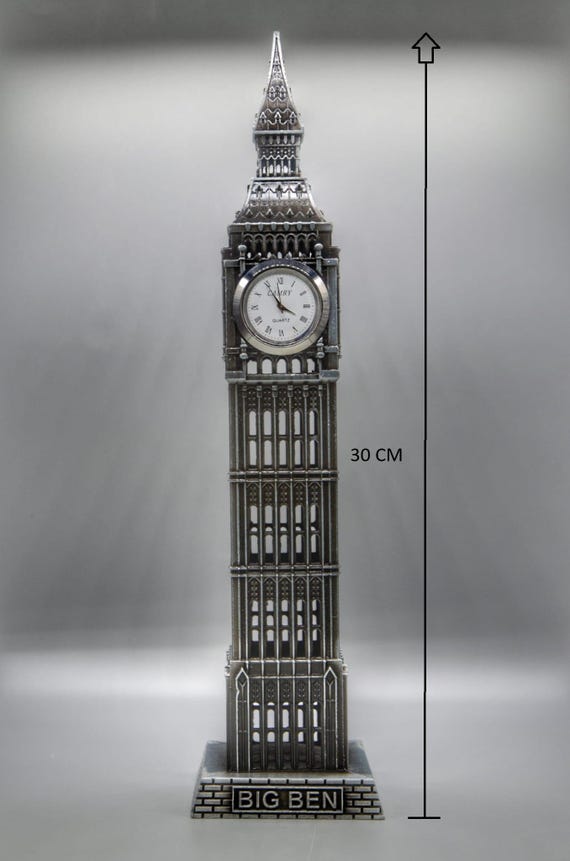 Big Ben London Model With Working Clock (large)-30cm - Etsy