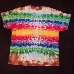 Rainbow Roll Ice Dye, Adult XL T Shirt